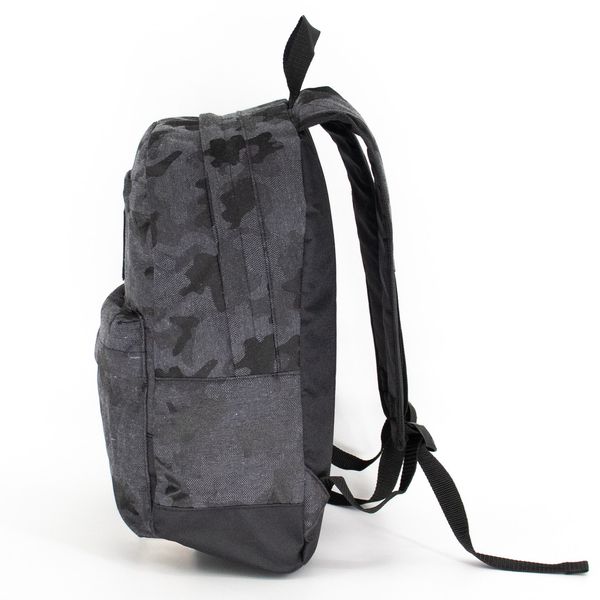Молодіжний повсякденний рюкзак темно сірого кольору з кишенею для ноутбука камуфляжний середній 066-0213 066-0213 фото