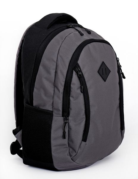 Повседневный подростковый городской серого цвета, среднего размера рюкзак легкий для учебы или прогулок 0310 031090 фото