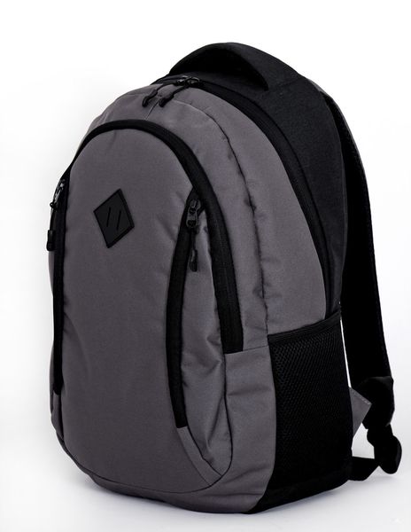 Повсякденний підлітковий міський сірого кольору, середнього розміру рюкзак для навчання та прогулянок 031090 фото