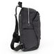 Молодіжний жіночий рюкзак водонепроникний чорного кольору з великою кількістю кишень повсякденний 11-015-01 фото 5