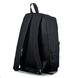 Вместительный черный молодежный рюкзак прочной ткани с дышащей спинкой с модным белым рисунком сова 3001 МВ3001 фото 3