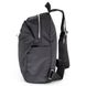 Жіночий міський стильний рюкзак чорного кольору для роботи прогулянок та подорожей місткий 11-015-02 фото 4