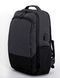 Серый с черным мужской повседневный рюкзак тканевый водонепроницаемый с выходом под USB 684702 684702 фото 3