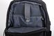 Сірий з чорним невеликий чоловічий повсякденний рюкзак тканинний водонепроникний з виходом під USB 684702 фото 6