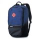 Стильный рюкзак синий с черным из прочной ткани с потайным карманом и карманом для обуви 11/11/11 11/11/11 фото 1