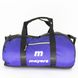 Чоловіча спортивна дорожня сумка яскрава синя для тренувань та подорожей середня непромокальна 10-380-01 фото 3