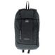 Молодіжний спортивний однотонний рюкзак з тканини чорного кольору та світловідбиваючим логотипом  01-01-01 01-01-01 фото 4