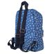 Джинсовый женский небольшой рюкзак со звездами синий для города и прогулок на каждый день 0017 МB0017 фото 4