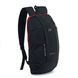 Молодежный рюкзак черный с красной молнией в спортивном стиле среднего размера практичный легкий  02-02-02 02-02-02 фото 2