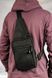 Мужская сумка через плечо нагрудная черного цвета для скрытого ношения 0014 MBm 0014 фото 7