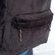 Стильний та молодіжний вельветовий рюкзак для дівчат та жінок темно-коричневий невеликого розміру МB0019 фото 7
