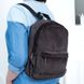 Стильный и молодежный вельветовый рюкзак для девушек и женщин темно-коричневый небольшого размера 0019 МB0019 фото 2