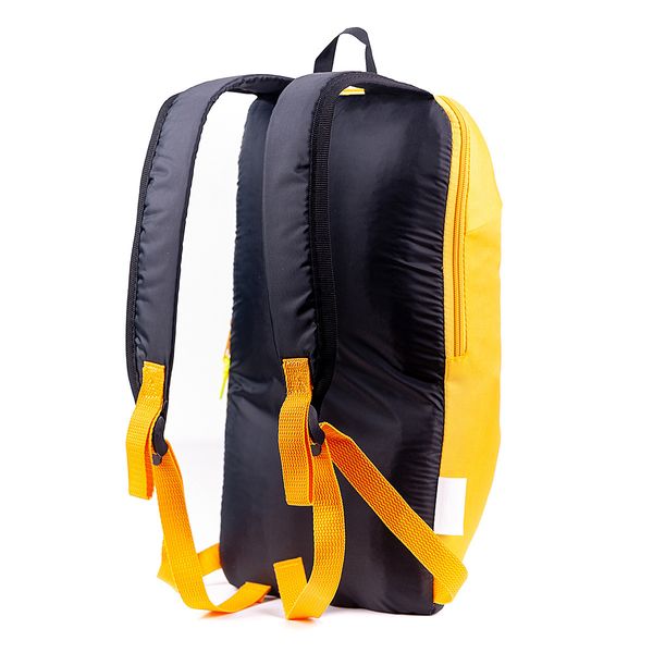 Детский рюкзак желтый с черным, яркий для мальчика или девочки в спортивном стиле 125 МВ0125 фото