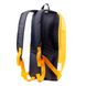 Детский рюкзак желтый с черным, яркий для мальчика или девочки в спортивном стиле 125 МВ0125 фото 2