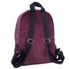 Жіночий вельветовий рюкзак бордового кольору середнього розміру повсякденний МB0021 фото 3