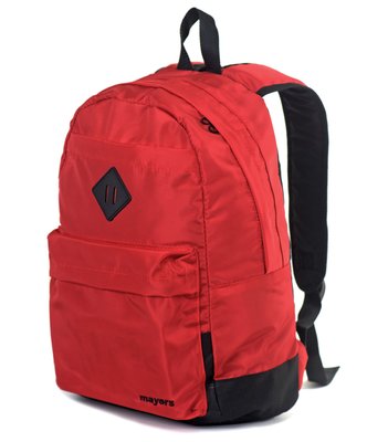 Молодежный яркий повседневный рюкзак среднего размера из непромокаемой прочной красной ткани  066/0216 А066/0216 фото