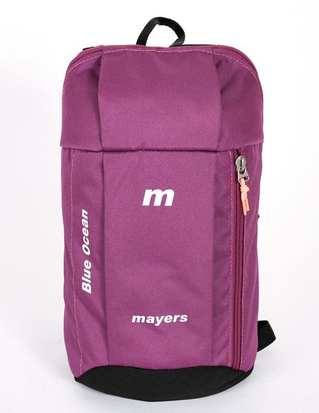 Дитячий легкий наплічник у спортивному стилі на кожен день, для дівчинки фиолетового кольору  0267 МВ00267 фото