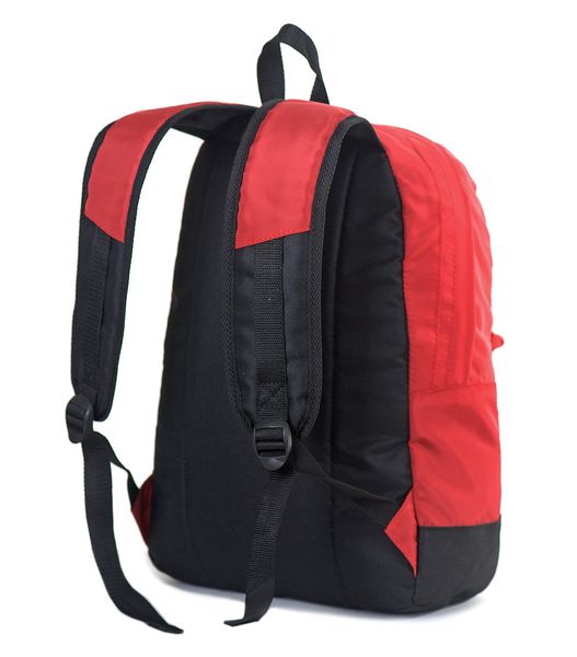 Молодежный яркий повседневный рюкзак среднего размера из непромокаемой прочной красной ткани 066/0216 А066/0216 фото
