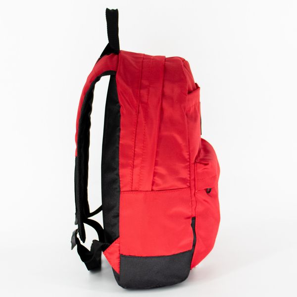 Молодежный яркий повседневный рюкзак среднего размера из непромокаемой прочной красной ткани  066/0216 А066/0216 фото