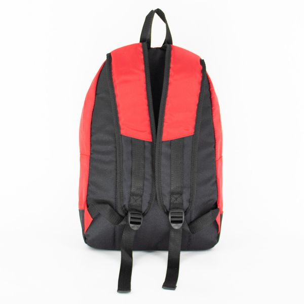 Молодежный яркий повседневный рюкзак среднего размера из непромокаемой прочной красной ткани 066/0216 А066/0216 фото
