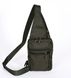 Мужская сумка через плечо нагрудная для скрытого ношения с потайными карманами цвет Olive 00141 MBm00141 фото 1
