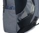 Сірий однотонний міцний чоловічий рюкзак Mayers з м'якою анатомічною спинкою і ручками непромокальний 028gray фото 5