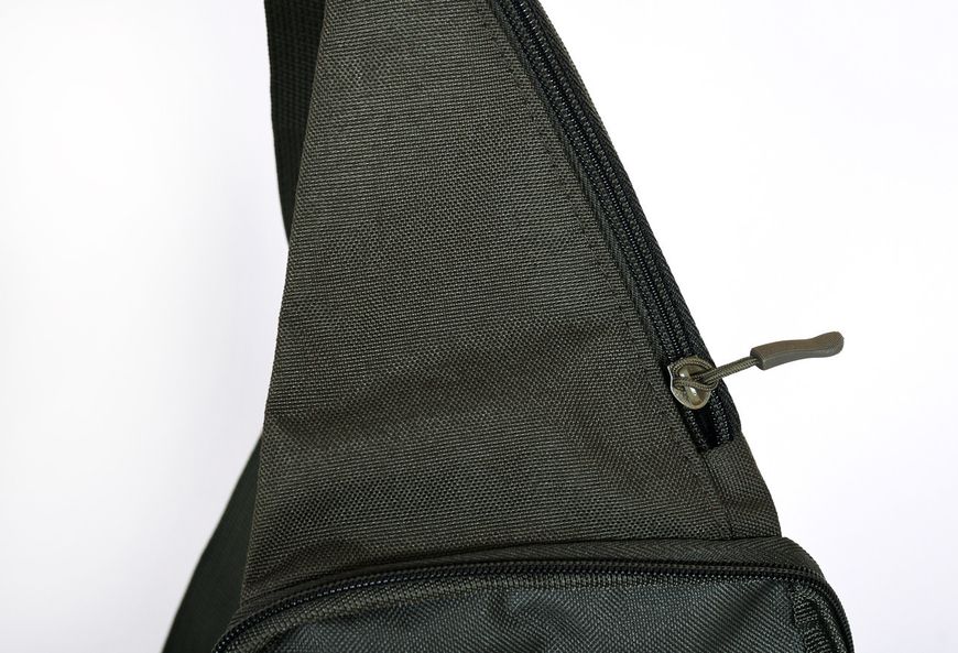 Мужская сумка через плечо нагрудная для скрытого ношения с потайными карманами цвет Olive 00141 MBm00141 фото