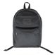 Однотонный  текстильный молодежный рюкзак черного цвета водонепроницаемый износостойкий 066-0214 066-0214 фото 3