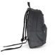 Однотонный  текстильный молодежный рюкзак черного цвета водонепроницаемый износостойкий 066-0214 066-0214 фото 5