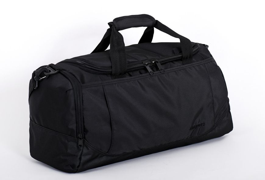 Спортивная современная вместительная сумка черного цвета легкая из прочной ткани 0019787 0019787 фото