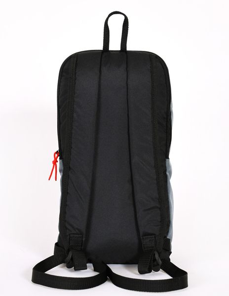 Детский маленький рюкзак в спортивном стиле, серого цвета, городской легкий и удобный 216 МВ0216 фото