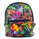 Дитячий маленький різнокольоровий рюкзак з квітковим принтом 0011 MBk0011 фото 2