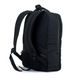 Городской вместительный непромокаемый рюкзак черный с потайными карманами спинкой сеткой 028black 028black фото 3
