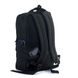 Городской вместительный непромокаемый рюкзак черный с потайными карманами спинкой сеткой 028black 028black фото 5