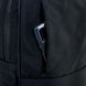 Городской вместительный непромокаемый рюкзак черный с потайными карманами спинкой сеткой 028black 028black фото 6