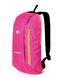 Детский рюкзак в спортивном стиле  розового цвета с желтой молнией для прогулок небольшого размера 01022 МВ01022 фото 3