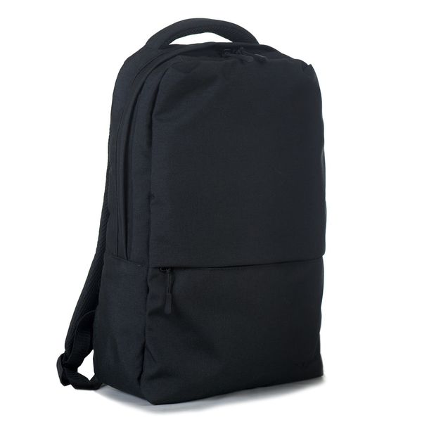 Однотонный мужской черный рюкзак с отделением под ноутбук и планшет 01162 01162 фото