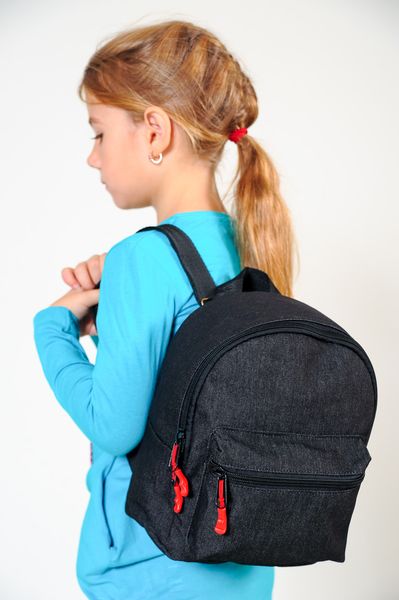 Дитячий джинсовий рюкзак міський дошкільний  00113 00113 фото