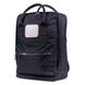 Повсякденна сумка рюкзак однотонна чорна трансформер для навчання прогулянок тренувань та подорожей 13л M0150219 фото 1