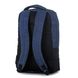Стильный непромокаемый мужской рюкзак синий с черным с отделением под ноутбук и планшет износостойкий  116.2 М116.2 фото 3