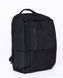 Чоловічий сучасний чорний міцний рюкзак  з USB з кишенею під гаджети непромокальний  6842 6842 фото 7
