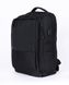 Чоловічий сучасний чорний міцний рюкзак  з USB з кишенею під гаджети непромокальний  6842 6842 фото 6