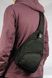 Повсякденна міська чоловіча сумка слінг чорна нагрудна органайзер з міцної водонепроникної тканини MBm0011 фото 6