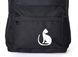 Городской женский рюкзак черного цвета с рисунком вышивкой 000768 000768 фото 5