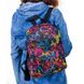 Детский рюкзак черного цвета с принтом бабочки для прогулок городской 0024 МВ0024 фото 1