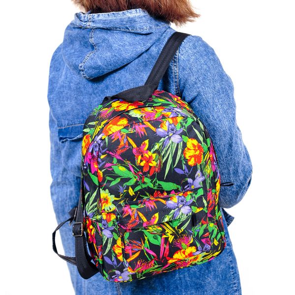 Небольшой детский рюкзак с цветочным принтом для прогулок 0025 МВ0025 фото