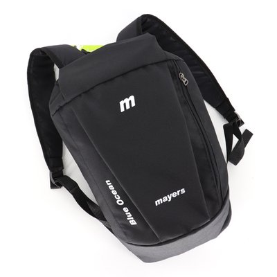 Однотонний універсальний дитячий рюкзак чорного кольору невеликий для спорту прогулянок унісекс 0076 M0076 фото