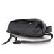 Однотонный универсальный детский рюкзак черного цвета небольшой для спорта и прогулок унисекс 0076 M0076 фото 2