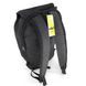Однотонный универсальный детский рюкзак черного цвета небольшой для спорта и прогулок унисекс 0076 M0076 фото 3