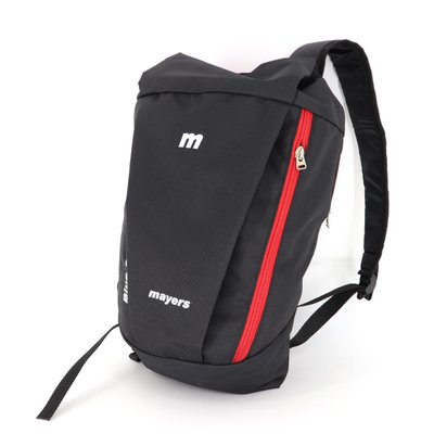 Черный детский спортивный рюкзак с красной молнией унисекс для тренировок и прогулок 0077 M0077 фото